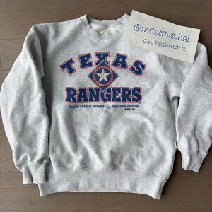 90s Vintage Texas Rangers Sweatshirt, Retro MLB Texas Rangers Baseball Shirt Tee